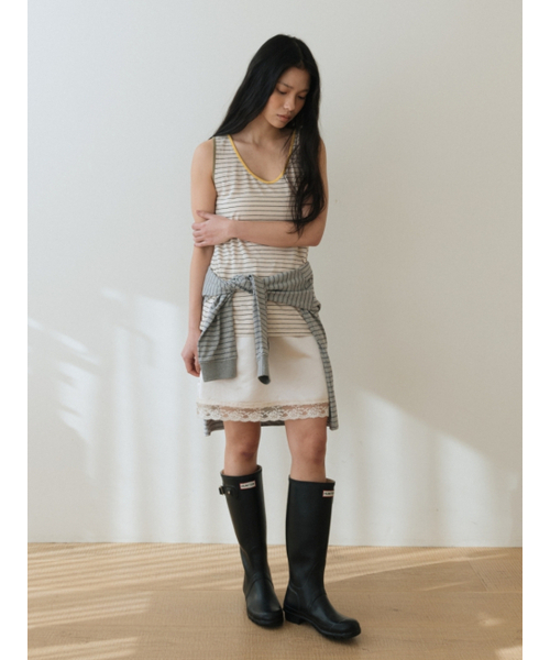 UNNOUT(アナウト)の「SILKY LINGERIE SKIRT CREAM(スカート・レディース・その他・ONE SIZE)」の3枚目の写真