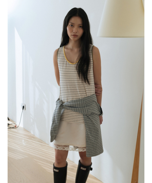 UNNOUT(アナウト)の「SILKY LINGERIE SKIRT CREAM(スカート・レディース・その他・ONE SIZE)」の4枚目の写真