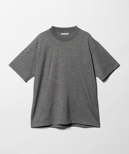 UNITED ARROWS（ユナイテッドアローズ）の「ウール マイクロボーダーTシャツ（Tシャツ/カットソー・メンズ・ダークブラウン/ブラック・S/L/M/XL）」の12枚目の写真
