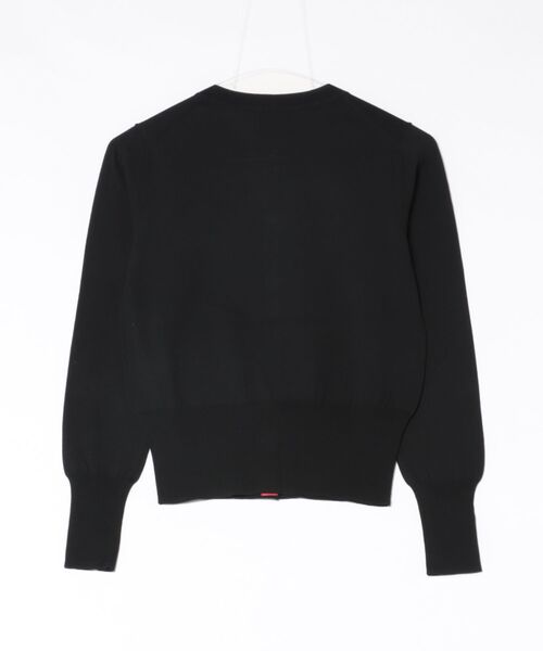 Vivienne Westwood（ヴィヴィアンウエストウッド）の「ｵｰｶﾞﾆｯｸH/Tｺｯﾄﾝﾍﾞｰｼｯｸｸﾙｰﾈｯｸｶｰﾃﾞｨｶﾞﾝ（カーディガン/ボレロ・レディース・グリーン/ブラック/チャコールグレー/ブルー・36/38/40）」の5枚目の写真