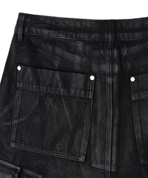 DANKE SCHON(ダンケシェーン)の「DankeSchon/ダンケシェーン/11oz RUBBER COATED CARGO SHORTS(カーゴパンツ・メンズ・ブラック・M/L)」の10枚目の写真