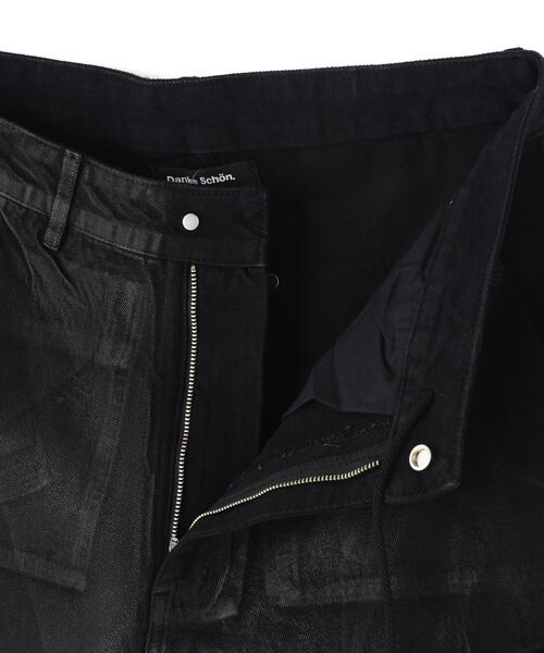 DANKE SCHON(ダンケシェーン)の「DankeSchon/ダンケシェーン/11oz RUBBER COATED CARGO SHORTS(カーゴパンツ・メンズ・ブラック・M/L)」の12枚目の写真
