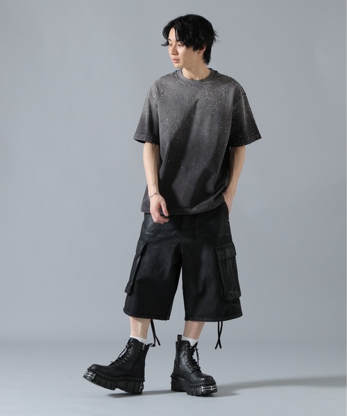DankeSchon/ダンケシェーン/11oz RUBBER COATED CARGO SHORTS（カーゴ