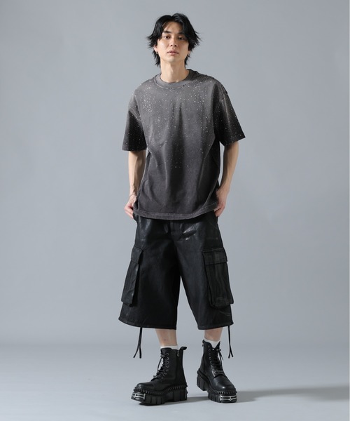 DankeSchon/ダンケシェーン/11oz RUBBER COATED CARGO SHORTS（カーゴ