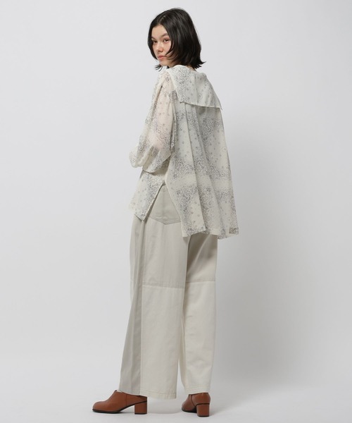 niko and...（ニコアンド）の「バンダナセーラーブラウス（シャツ/ブラウス・レディース・アイボリー/ネイビー・FREE）」の16枚目の写真