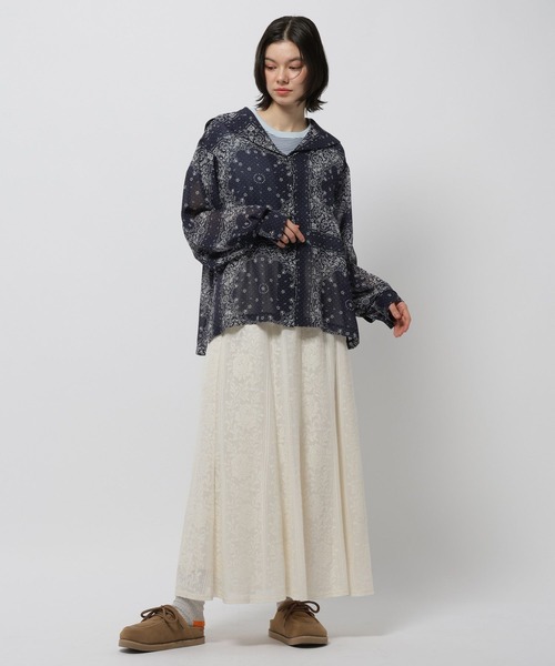 niko and...（ニコアンド）の「バンダナセーラーブラウス（シャツ/ブラウス・レディース・アイボリー/ネイビー・FREE）」の19枚目の写真