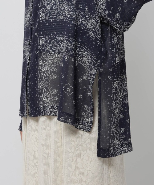 niko and...（ニコアンド）の「バンダナセーラーブラウス（シャツ/ブラウス・レディース・アイボリー/ネイビー・FREE）」の5枚目の写真