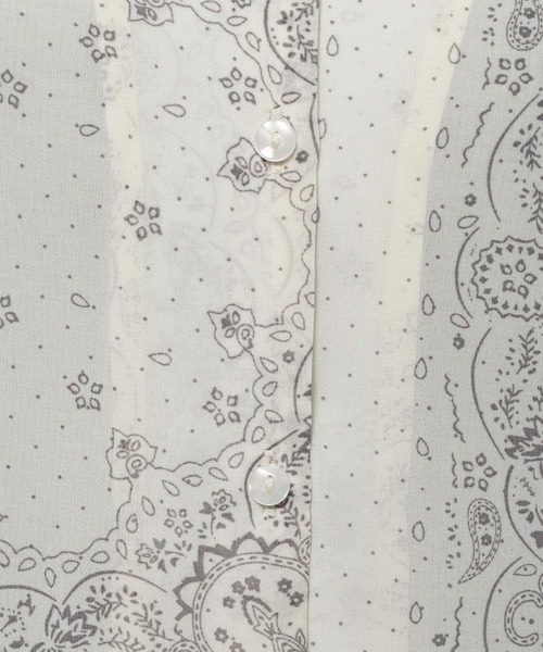 niko and...（ニコアンド）の「バンダナセーラーブラウス（シャツ/ブラウス・レディース・アイボリー/ネイビー・FREE）」の8枚目の写真