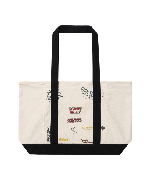 Wacky WiLLy(ワッキーウィリー)の「キャンバス トートバッグ アイボリー(トートバッグ・レディース・その他・F)」の1枚目の写真