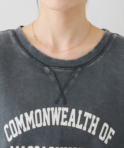 CIAOPANIC TYPY(チャオパニックティピー)の「アシッド加工裏毛フレンチスリーブロゴトップス(Tシャツ/カットソー・レディース・サックスブルー/チャコールグレー/グレー・ONE SIZE)」の15枚目の写真