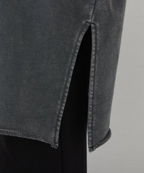 CIAOPANIC TYPY(チャオパニックティピー)の「アシッド加工裏毛フレンチスリーブロゴトップス(Tシャツ/カットソー・レディース・サックスブルー/チャコールグレー/グレー・ONE SIZE)」の18枚目の写真