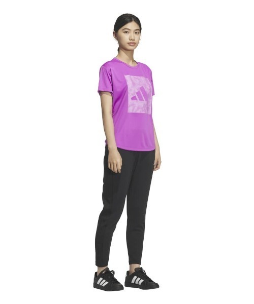 adidas(アディダス)の「アディダス adidas マストハブ ルーズフィット グラフィック 半袖 Tシャツ(Tシャツ/カットソー・レディース・ホワイト/ブラック・S/M/L/XL)」の12枚目の写真