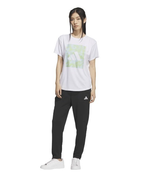 adidas(アディダス)の「アディダス adidas マストハブ ルーズフィット グラフィック 半袖 Tシャツ(Tシャツ/カットソー・レディース・ホワイト/ブラック・S/M/L/XL)」の4枚目の写真
