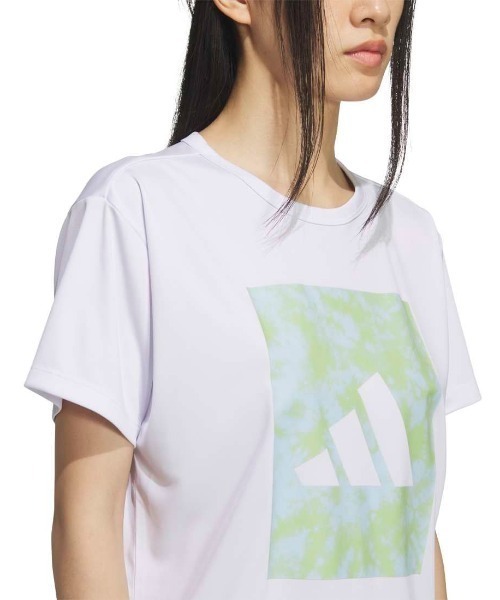 adidas(アディダス)の「アディダス adidas マストハブ ルーズフィット グラフィック 半袖 Tシャツ(Tシャツ/カットソー・レディース・ホワイト/ブラック・S/M/L/XL)」の5枚目の写真
