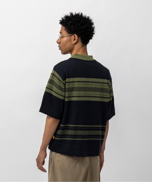 UNION（UNION TOKYO）（ユニオン）の「UNION TOKYO WHITMAN CARDIGAN ユニオントーキョー カーディガン（その他トップス・メンズ・オリーブ/ブルー・S/XL/L/M）」の4枚目の写真