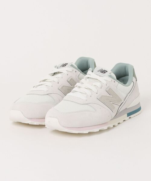 New Balance ホワイト グレー スニーカー NEW BALANCE ニューバランス W99659P(D) W996 W99659P LIGHT GRAY(59P
