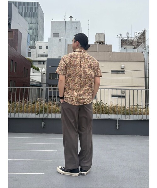 BROOKS BROTHERS(ブルックスブラザーズ)の「コットン ブロックプリントパターン ペイズリー オープンカラーシャツ Regular Fit(シャツ/ブラウス・メンズ・ベージュ・MEDIUM/SMALL/LARGE)」の3枚目の写真