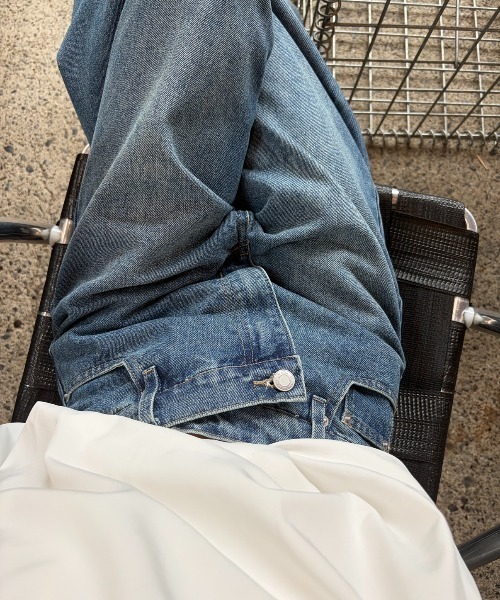 AIC.(エーアイシー)の「スーパーワイドルーズデニムパンツ(デニムパンツ・レディース・ブラック/ブルー・SMALL/MEDIUM)」の7枚目の写真