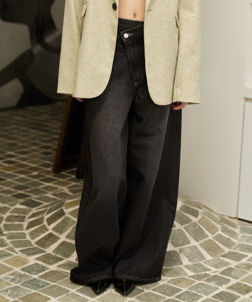 AIC.(エーアイシー)の「スーパーワイドルーズデニムパンツ(デニムパンツ・レディース・ブラック/ブルー・SMALL/MEDIUM)」の20枚目の写真