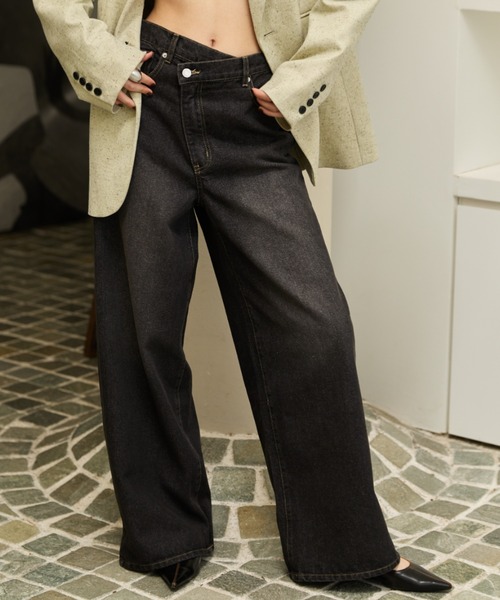AIC.(エーアイシー)の「スーパーワイドルーズデニムパンツ(デニムパンツ・レディース・ブラック/ブルー・SMALL/MEDIUM)」の22枚目の写真