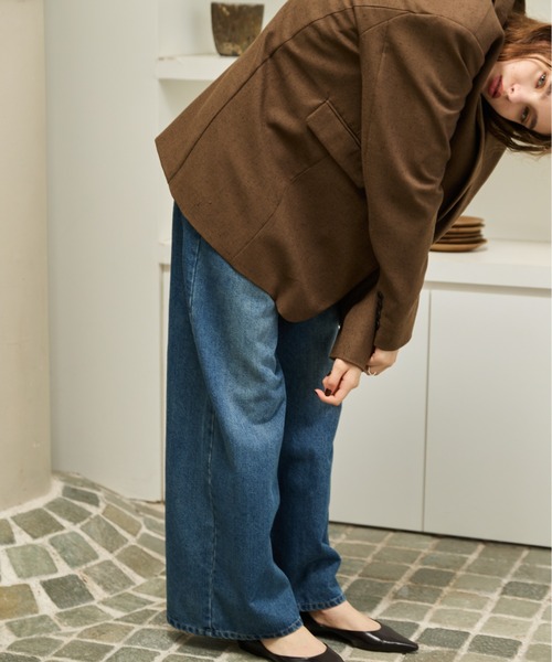 AIC.(エーアイシー)の「スーパーワイドルーズデニムパンツ(デニムパンツ・レディース・ブラック/ブルー・SMALL/MEDIUM)」の18枚目の写真