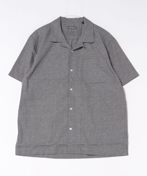 Eddie Bauer(エディーバウアー)の「ノベルティ キャンプ 半袖シャツ(シャツ/ブラウス・メンズ・ブルー/アッシュグレー/ベージュ・M/XXL/XL/L/S)」の1枚目の写真