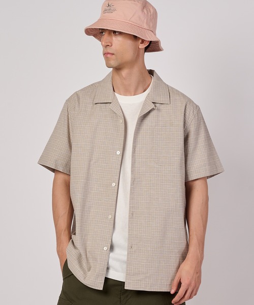 Eddie Bauer(エディーバウアー)の「ノベルティ キャンプ 半袖シャツ(シャツ/ブラウス・メンズ・ブルー/アッシュグレー/ベージュ・M/XXL/XL/L/S)」の2枚目の写真