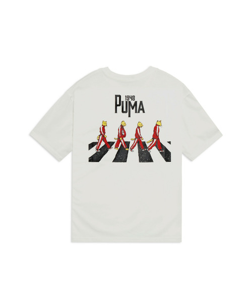 PUMA(プーマ)の「PUMA プーマ メンズ ESS エレベーテッド クール バック プリント 半袖 Tシャ(Tシャツ/カットソー・メンズ・ブラック/ホワイト/グリーン系その他・LARGE/XX-LARGE/X-LARGE/SMALL/MEDIUM)」の4枚目の写真