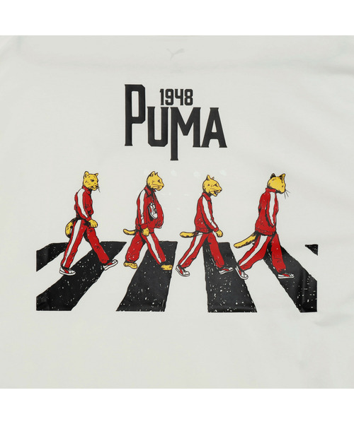 PUMA(プーマ)の「PUMA プーマ メンズ ESS エレベーテッド クール バック プリント 半袖 Tシャ(Tシャツ/カットソー・メンズ・ブラック/ホワイト/グリーン系その他・LARGE/XX-LARGE/X-LARGE/SMALL/MEDIUM)」の8枚目の写真