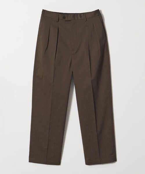 Steven Alan(スティーブンアラン)の「<Steven Alan> P/RA トロピカル イン ツープリーツ ドレス トラウザーズ ハーフイージー(スラックス・メンズ・ダークブラウン/ブラック・XL/L/M/S)」の2枚目の写真
