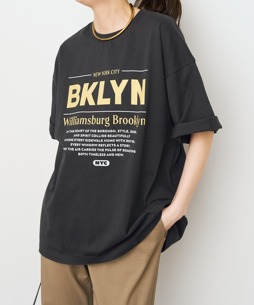 Spick & Span（スピックアンドスパン）の「《WEB限定 / 追加》ロゴオーバーTシャツ（Tシャツ/カットソー・レディース・その他2/その他1・FREE）」の6枚目の写真