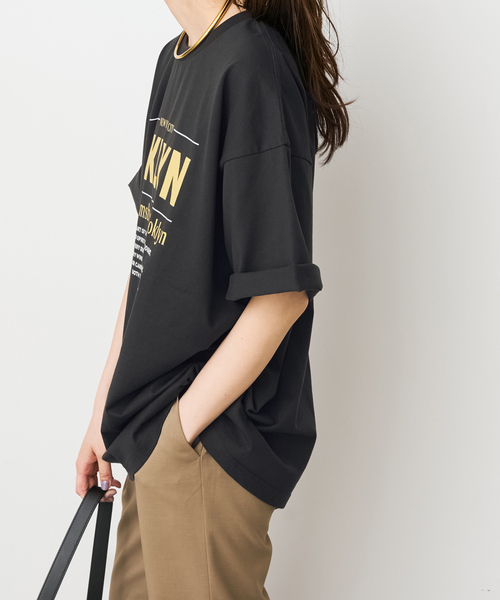 Spick & Span（スピックアンドスパン）の「《WEB限定 / 追加》ロゴオーバーTシャツ（Tシャツ/カットソー・レディース・その他2/その他1・FREE）」の7枚目の写真