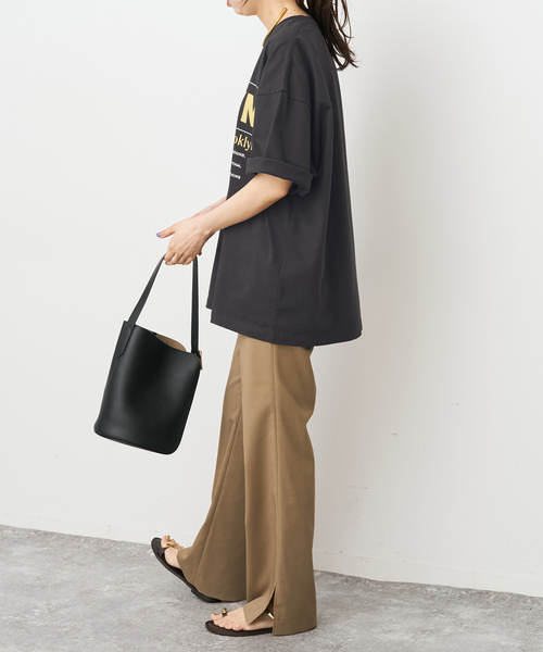 Spick & Span（スピックアンドスパン）の「《WEB限定 / 追加》ロゴオーバーTシャツ（Tシャツ/カットソー・レディース・その他2/その他1・FREE）」の10枚目の写真