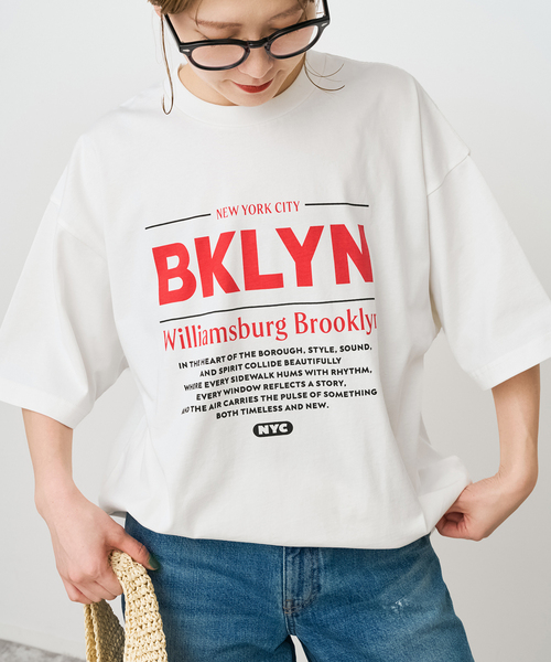 Spick & Span（スピックアンドスパン）の「《WEB限定 / 追加》ロゴオーバーTシャツ（Tシャツ/カットソー・レディース・その他2/その他1・FREE）」の12枚目の写真