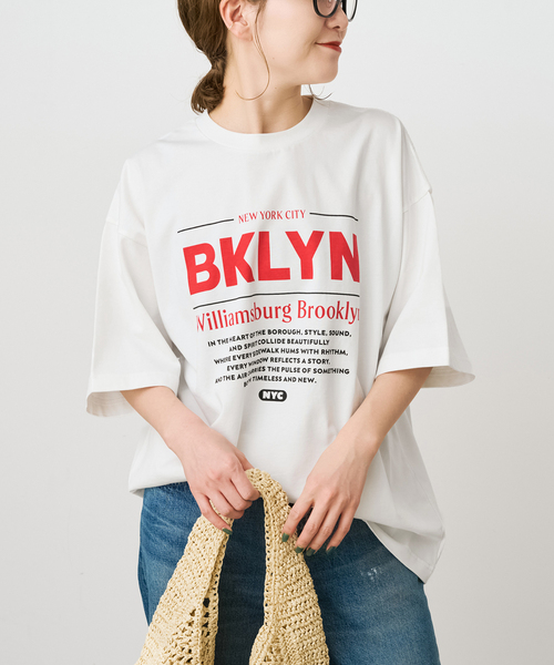 Spick & Span（スピックアンドスパン）の「《WEB限定 / 追加》ロゴオーバーTシャツ（Tシャツ/カットソー・レディース・その他2/その他1・FREE）」の13枚目の写真