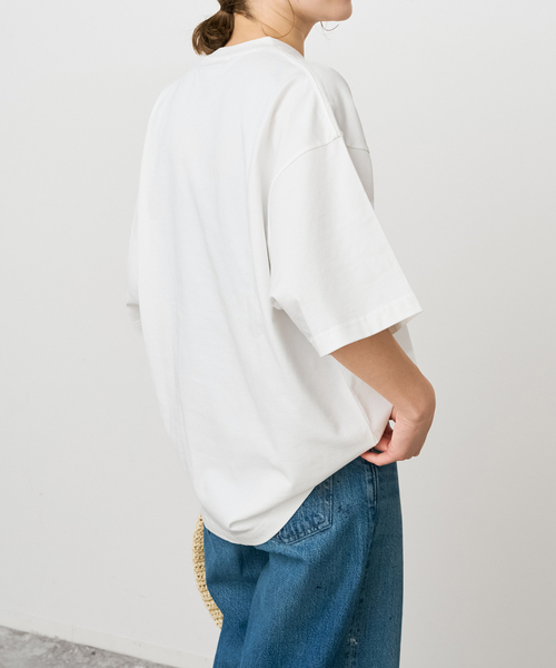 Spick & Span（スピックアンドスパン）の「《WEB限定 / 追加》ロゴオーバーTシャツ（Tシャツ/カットソー・レディース・その他2/その他1・FREE）」の14枚目の写真