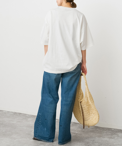 Spick & Span（スピックアンドスパン）の「《WEB限定 / 追加》ロゴオーバーTシャツ（Tシャツ/カットソー・レディース・その他2/その他1・FREE）」の16枚目の写真