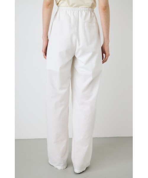 AZUL by moussy(アズールバイマウジー)の「【サイズ,身長別画像あり】フレンチリネンCOOLMAXイージーパンツ(スラックス・レディース・ストライプ/ブラック/オフホワイト・SMALL/MEDIUM)」の12枚目の写真