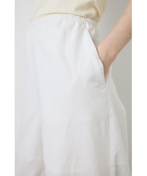 AZUL by moussy(アズールバイマウジー)の「【サイズ,身長別画像あり】フレンチリネンCOOLMAXイージーパンツ(スラックス・レディース・ストライプ/ブラック/オフホワイト・SMALL/MEDIUM)」の16枚目の写真