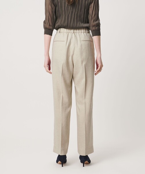 UNITED ARROWS(ユナイテッドアローズ)の「Spiree IAS 2タック ワイドパンツ ‐UVカット 接触冷感 ウォッシャブル‐(スラックス・レディース・ナチュラル/ネイビー・40/36/38/34)」の16枚目の写真