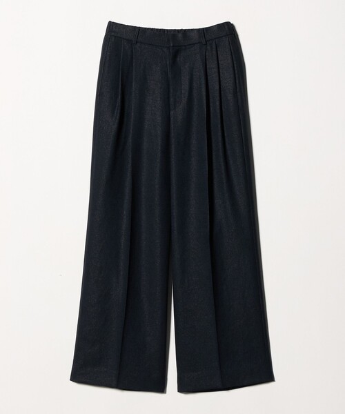 UNITED ARROWS(ユナイテッドアローズ)の「Spiree IAS 2タック ワイドパンツ ‐UVカット 接触冷感 ウォッシャブル‐(スラックス・レディース・ナチュラル/ネイビー・40/36/38/34)」の15枚目の写真