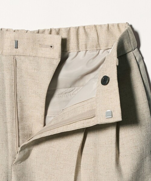 UNITED ARROWS(ユナイテッドアローズ)の「Spiree IAS 2タック ワイドパンツ ‐UVカット 接触冷感 ウォッシャブル‐(スラックス・レディース・ナチュラル/ネイビー・40/36/38/34)」の5枚目の写真