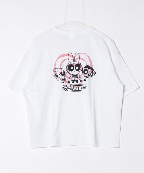 ALWAYS GOOD TIME(オルウェイズグッドタイム)の「【THE POWERPUFF GIRLS/パワーパフガールズ】キャラクタープリント半袖Tシャツ(WIDEシルエット)(Tシャツ/カットソー・レディース・レッド/ラベンダー/クリーム/オフホワイト・LARGE/MEDIUM)」の6枚目の写真