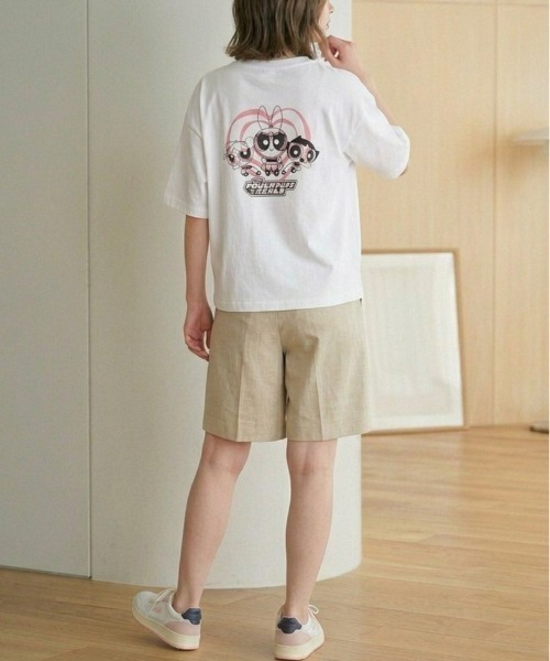 ALWAYS GOOD TIME(オルウェイズグッドタイム)の「【THE POWERPUFF GIRLS/パワーパフガールズ】キャラクタープリント半袖Tシャツ(WIDEシルエット)(Tシャツ/カットソー・レディース・レッド/ラベンダー/クリーム/オフホワイト・LARGE/MEDIUM)」の16枚目の写真