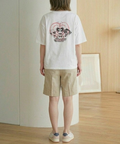ALWAYS GOOD TIME(オルウェイズグッドタイム)の「【THE POWERPUFF GIRLS/パワーパフガールズ】キャラクタープリント半袖Tシャツ(WIDEシルエット)(Tシャツ/カットソー・レディース・レッド/ラベンダー/クリーム/オフホワイト・LARGE/MEDIUM)」の17枚目の写真