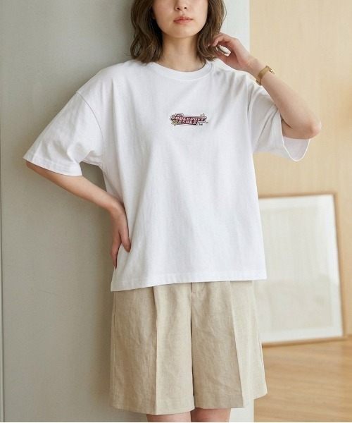 ALWAYS GOOD TIME(オルウェイズグッドタイム)の「【THE POWERPUFF GIRLS/パワーパフガールズ】キャラクタープリント半袖Tシャツ(WIDEシルエット)(Tシャツ/カットソー・レディース・レッド/ラベンダー/クリーム/オフホワイト・LARGE/MEDIUM)」の14枚目の写真