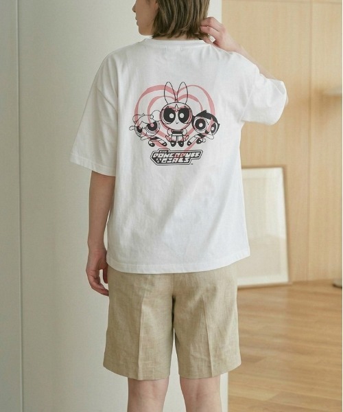 ALWAYS GOOD TIME(オルウェイズグッドタイム)の「【THE POWERPUFF GIRLS/パワーパフガールズ】キャラクタープリント半袖Tシャツ(WIDEシルエット)(Tシャツ/カットソー・レディース・レッド/ラベンダー/クリーム/オフホワイト・LARGE/MEDIUM)」の19枚目の写真