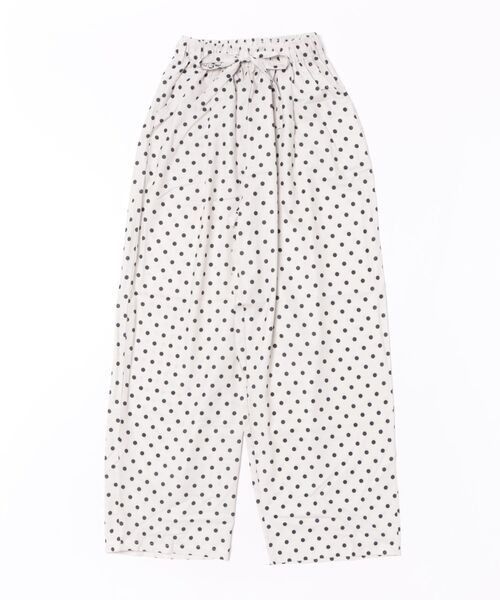 tood.(トード)の「【tood.】ドット柄 ワイドイージーパンツ(その他パンツ・レディース・ホワイト・L/M)」の9枚目の写真