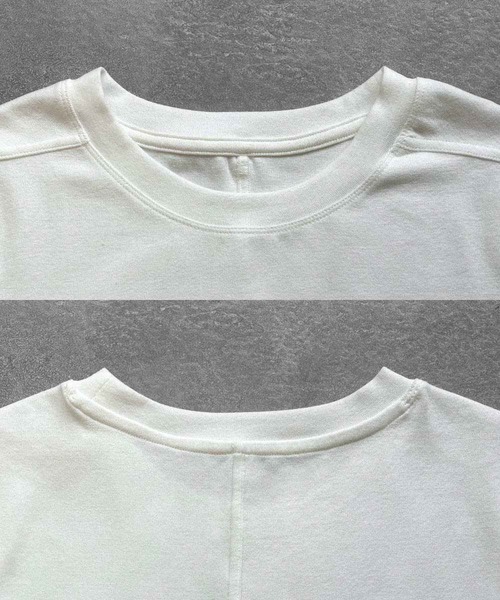 ELFRANK(エルフランク)の「【M/Lサイズ展開】大人の「伸びる」上質Tシャツ(Tシャツ/カットソー・レディース・イエロー/グレー/ピンク/ブラック/レッド/チャコールグレー/ブラウン/オフホワイト・M/L)」の20枚目の写真