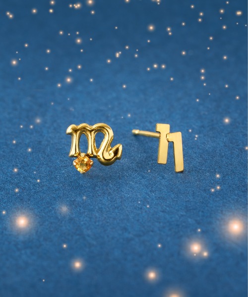 Jewel closet by L&Co.（ジュエルクローゼットバイエルアンドコー）の「K18 星座/ホロスコープ ピアス（ピアス（両耳用）・レディース・その他5/その他3/その他2/その他1/その他10/その他8/その他6/その他12/その他9/その他7/その他4/その他11・FREE）」の12枚目の写真